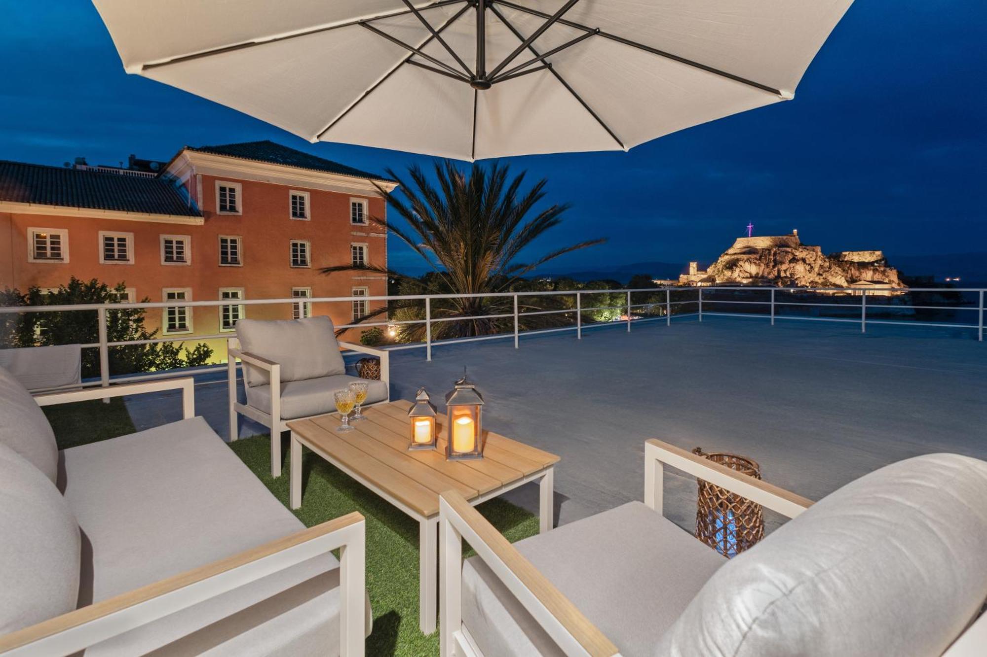 Old Fortress View Roof Top Apartment By Konnect Corfu  Esterno foto